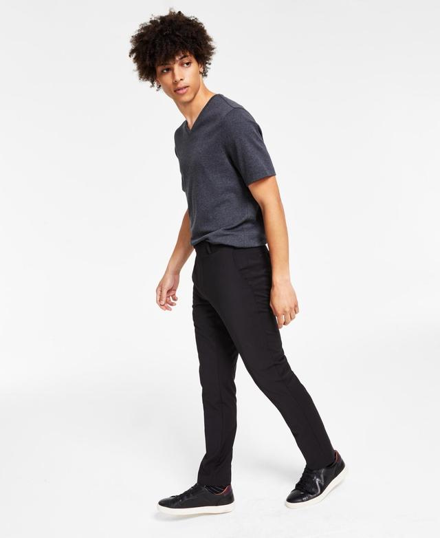 Calvin Klein Mens Skinny-Fit Infinite Stretch Suit Pants Product Image