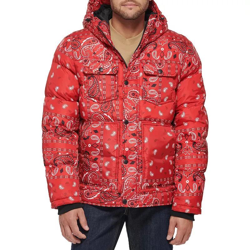 Mens Levis Heavyweight Hooded Puffer Jacket Product Image