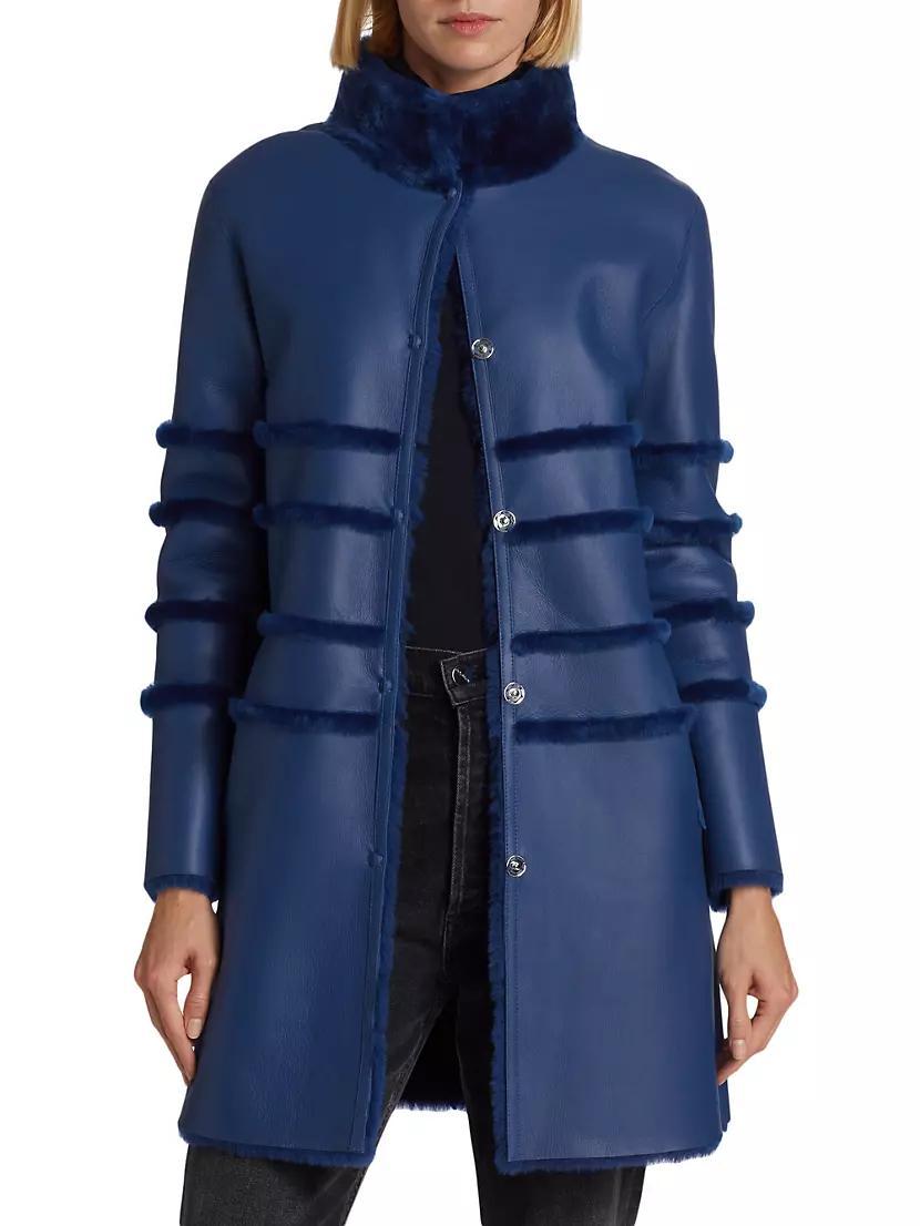 Dyed Shearling Reversible Coat Product Image