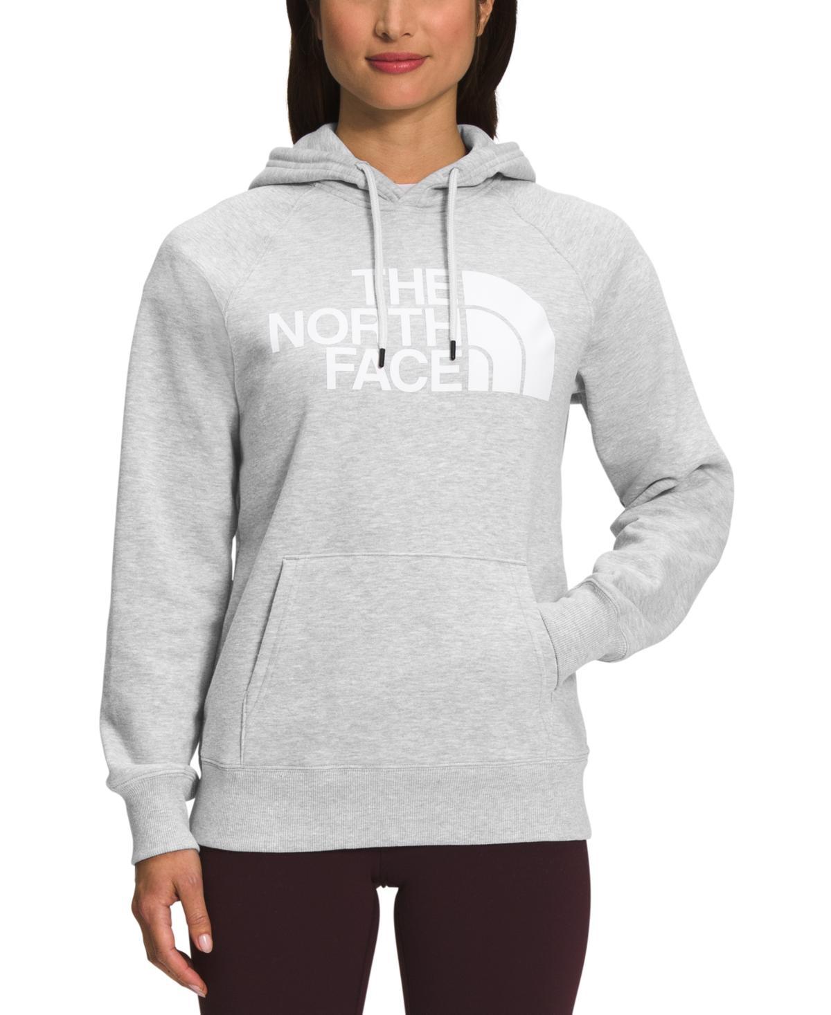 The North Face Womens Half Dome Fleece Pullover Hoodie - Tnf Light Grey Heather Product Image