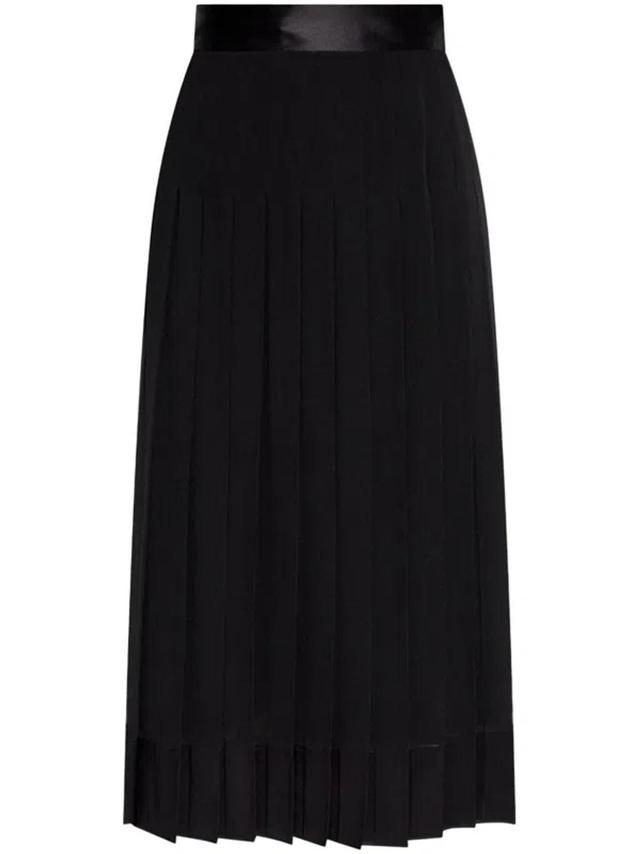 Pleated Skirt In Black Product Image