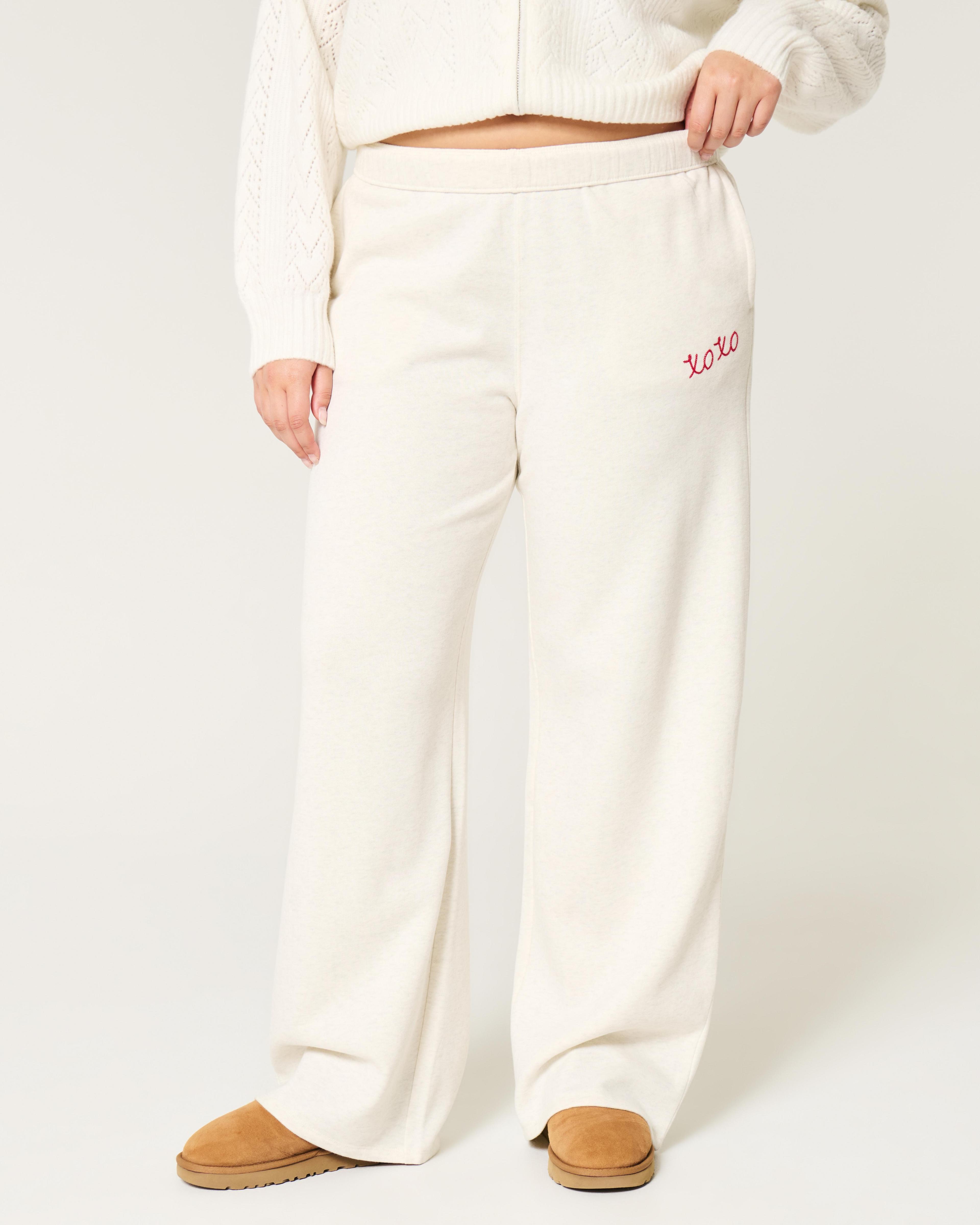 XOXO Graphic Wide-Leg Sweatpants Product Image