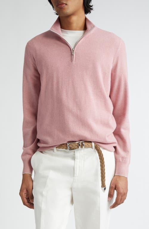 Mens Cashmere Turtleneck Sweater with Zipper Product Image