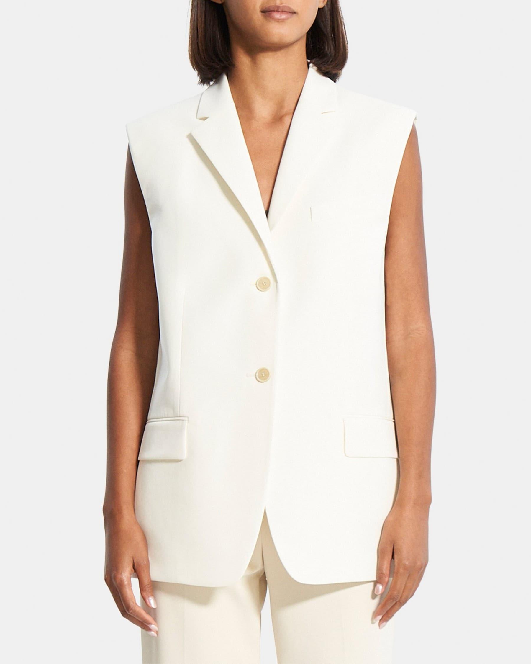 Oversized Vest in Cotton Product Image