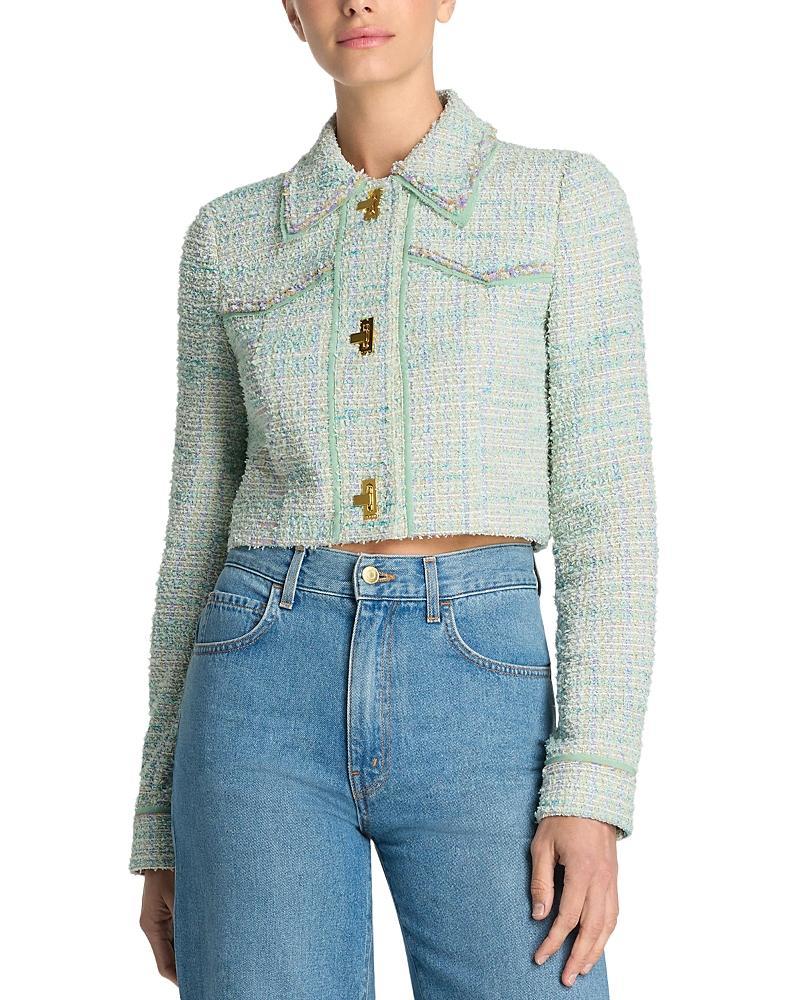 St. John Collection Eyelash Tweed Short Jacket Product Image