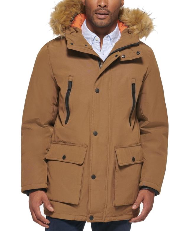 Club Room Mens Parka with a Faux Fur-Hood Jacket, Created for Macys Product Image