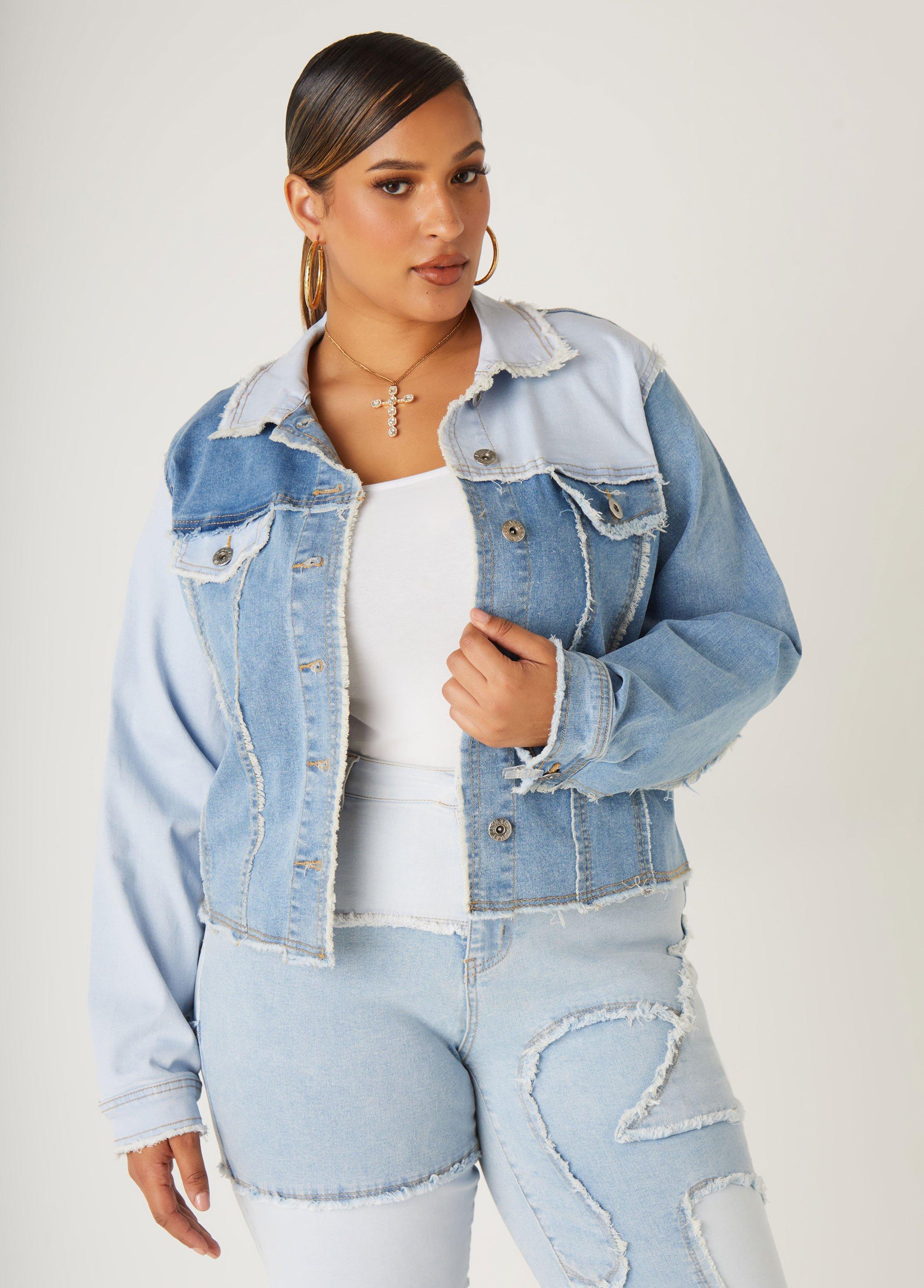 Patchwork Denim Jacket Product Image