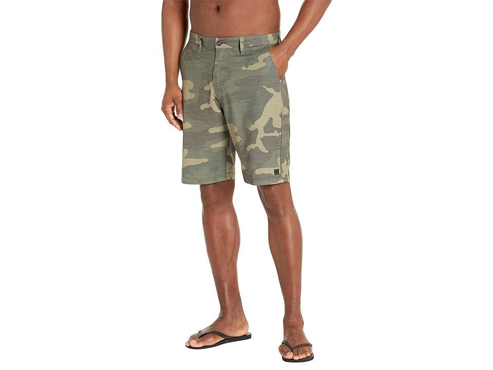 Billabong Crossfire Slub 21 Submersible Shorts Camo) Men's Shorts Product Image