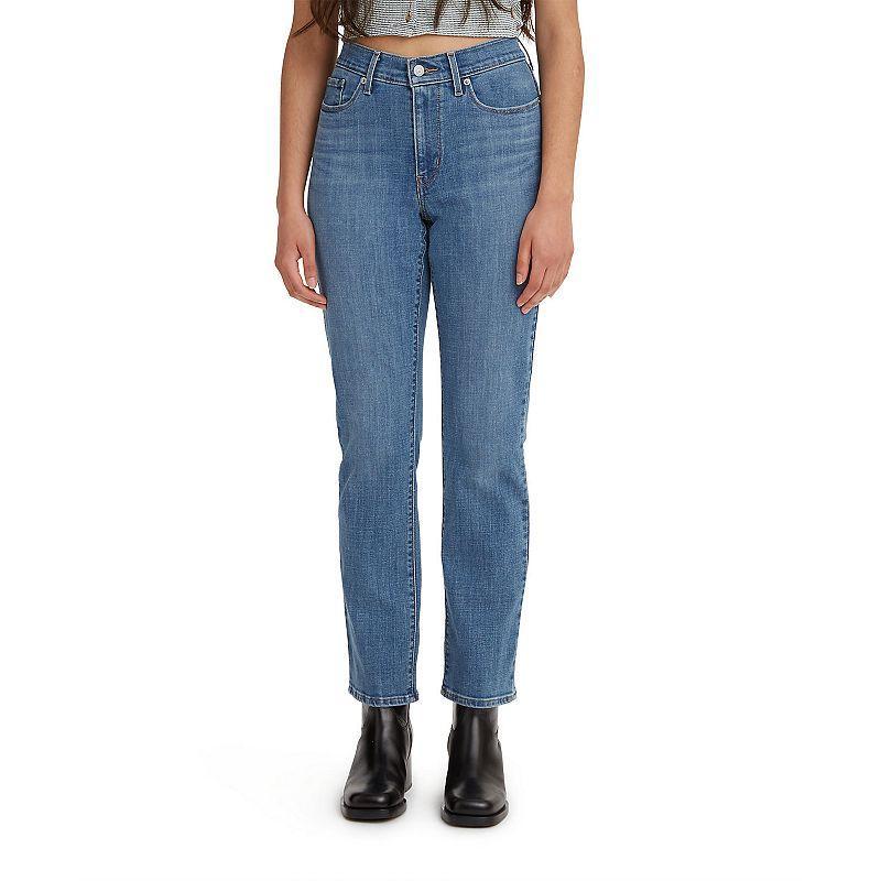 Levis Classic Mid Rise Straight Leg Jeans Product Image