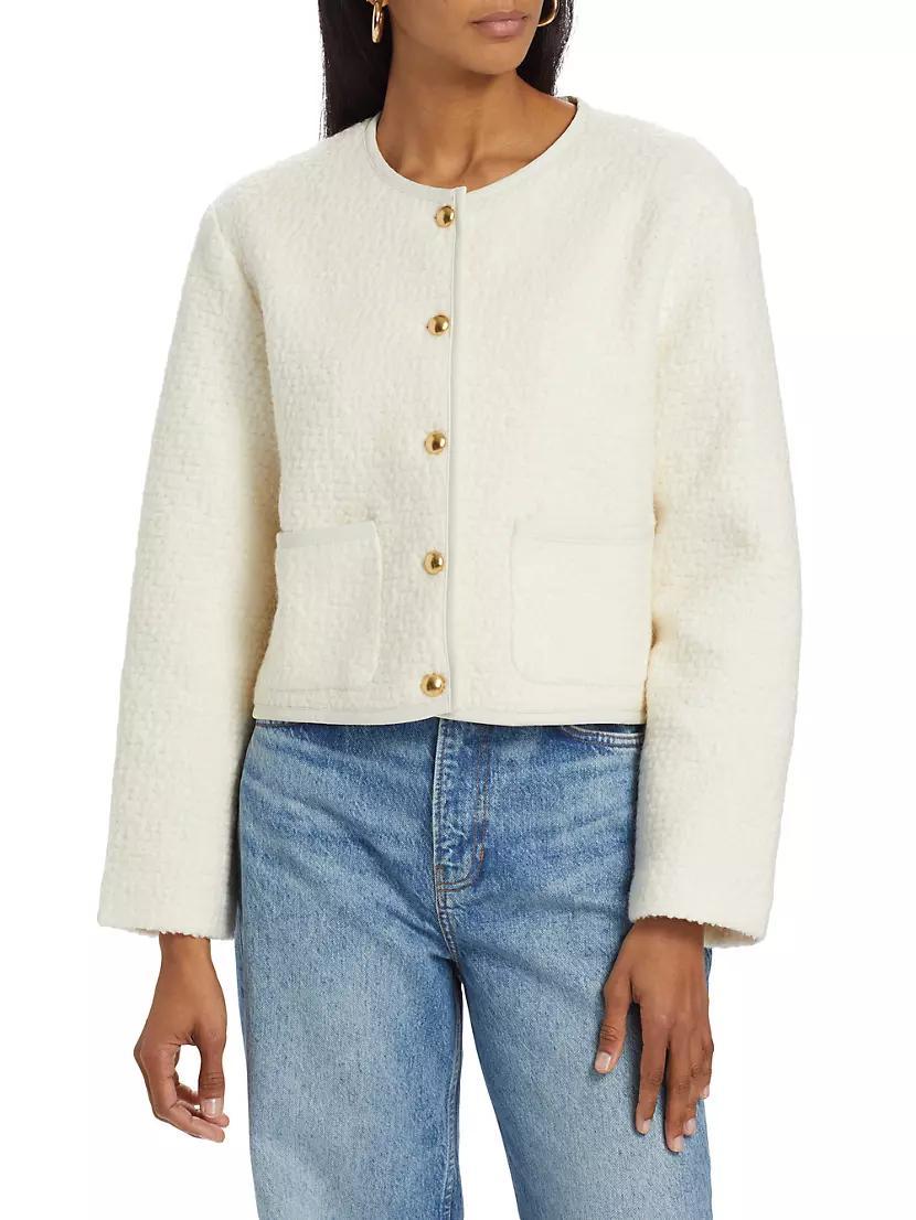 Dale Wool-Blend Crop Jacket Product Image