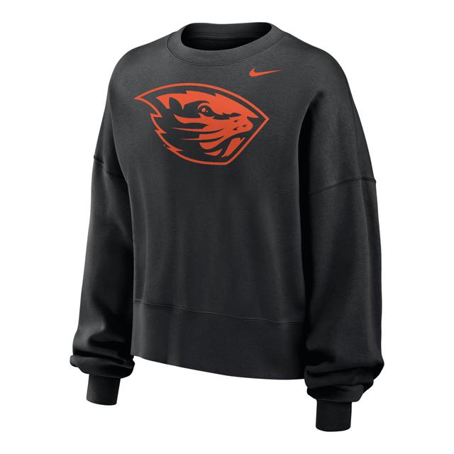 Oregon State Phoenix Fleece Nike Womens College Crew-Neck Sweatshirt Product Image