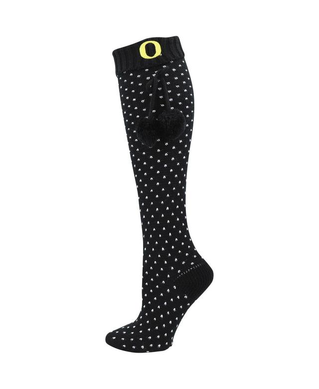 Womens ZooZatz Black Oregon Ducks Knee High Socks Product Image