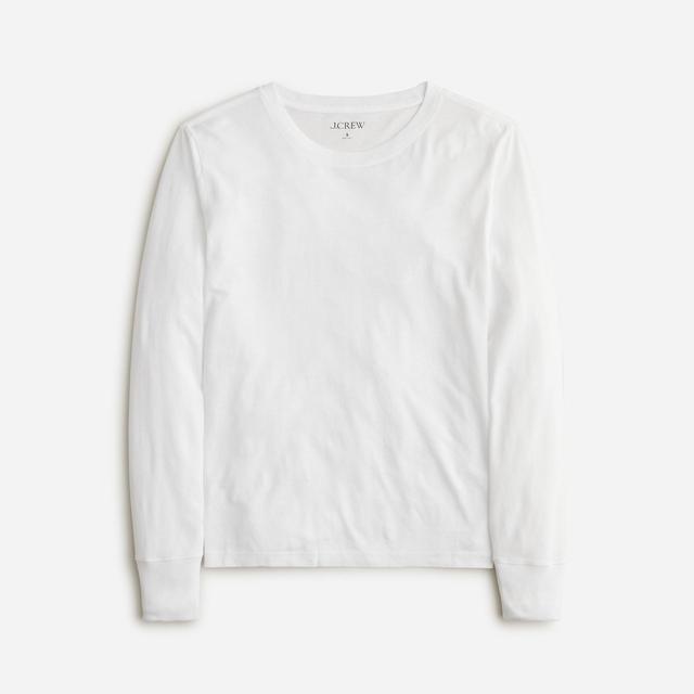 Premium jersey long-sleeve crewneck T-shirt Product Image