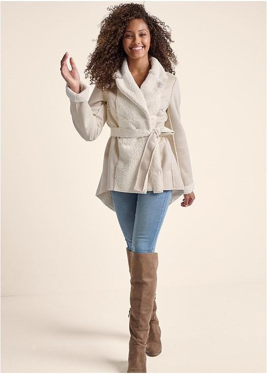 Reversible Faux-Sherpa Coat Product Image