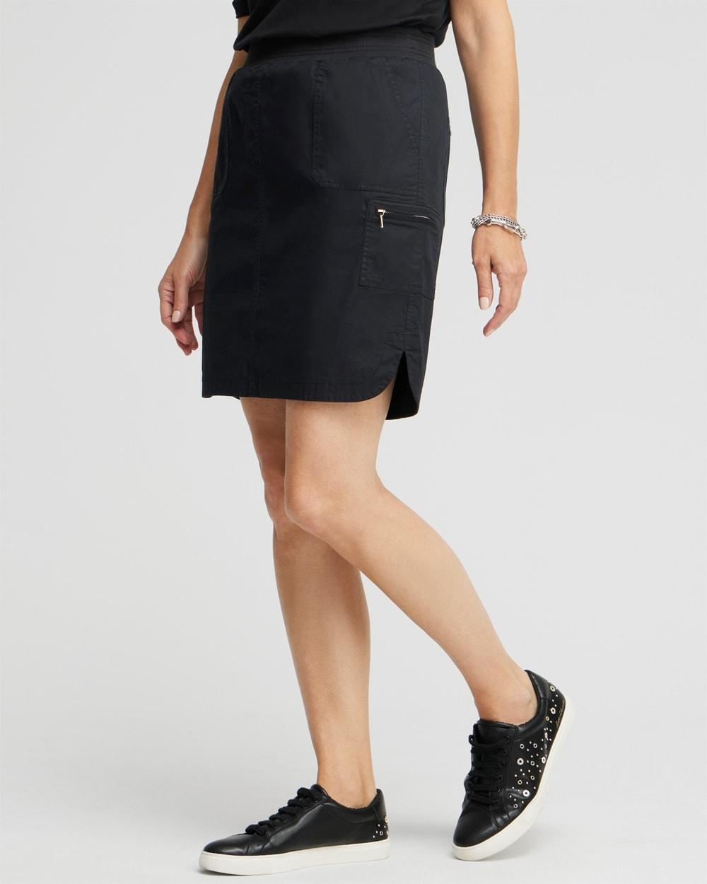 Women's Poplin Ribbed Skirt product image