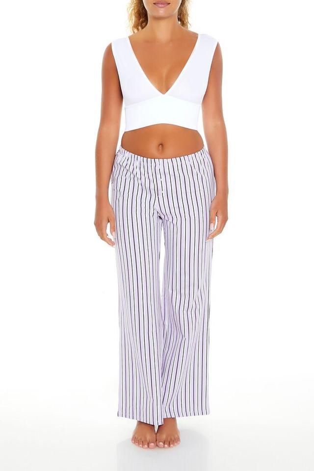 Pinstriped Pajama Pants | Forever 21 Product Image