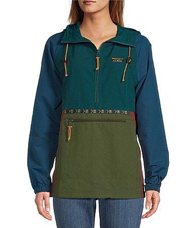 L.L.Bean Mountain Classic Color Blocked Anorak Jacket Product Image