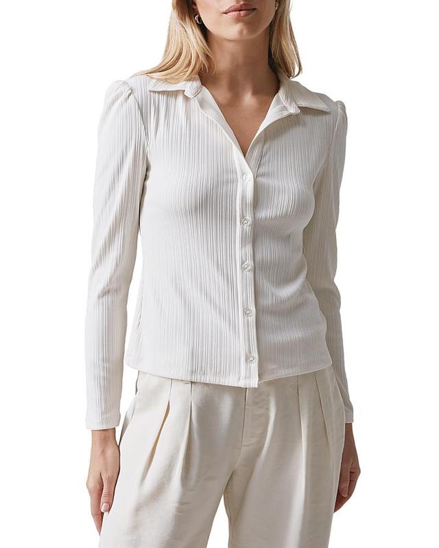 Sanctuary Candy Ribbed Knit Shirt Product Image