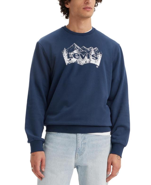 Levis Mens Mountain Scenic Logo Graphic Sweatshirt Product Image