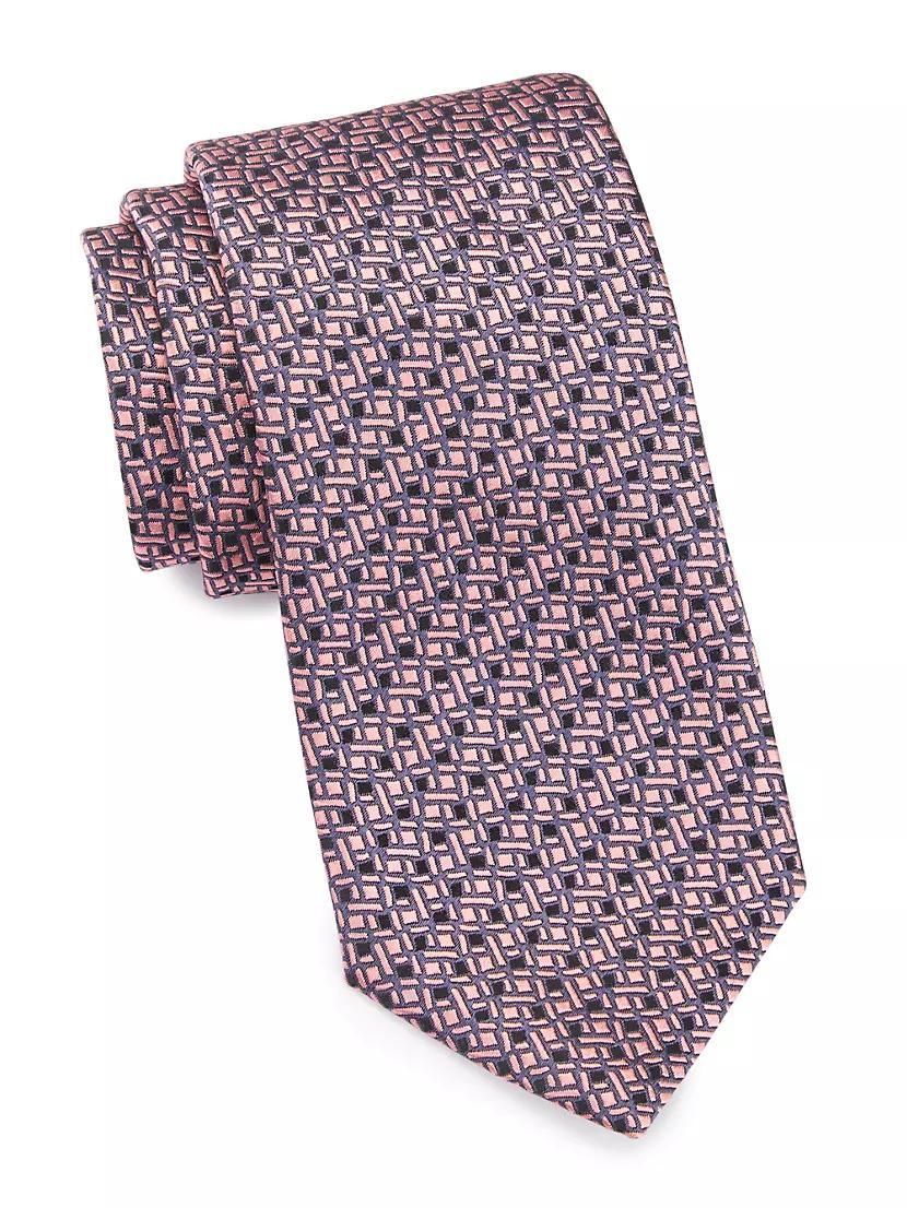 Weave Design Silk Tie Product Image