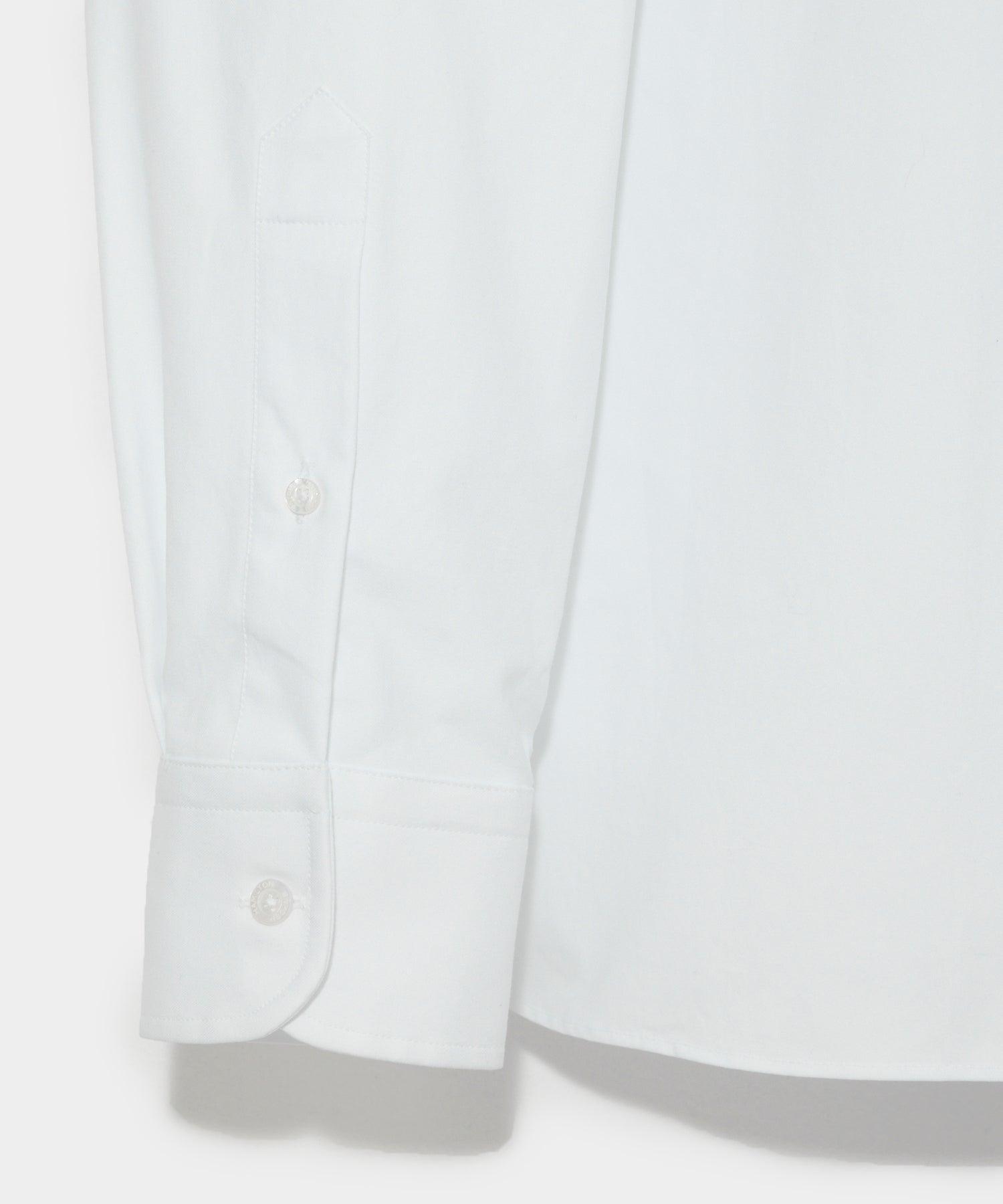 Hamilton + Todd Snyder Long Point Collar Shirt in White Product Image