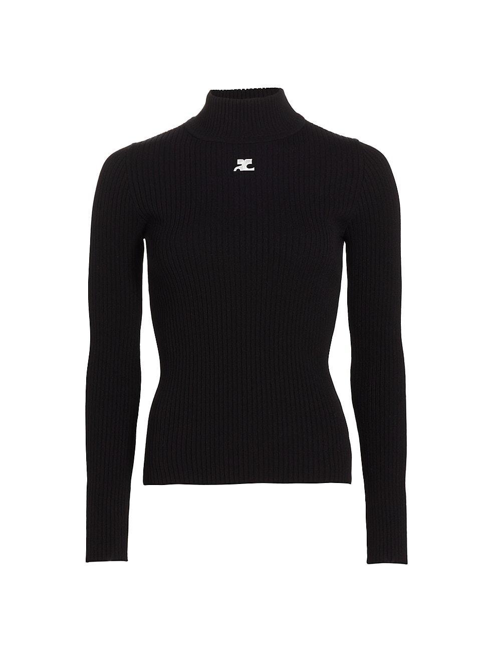 Womens Re-Edition Rib-Knit Turtleneck Top Product Image