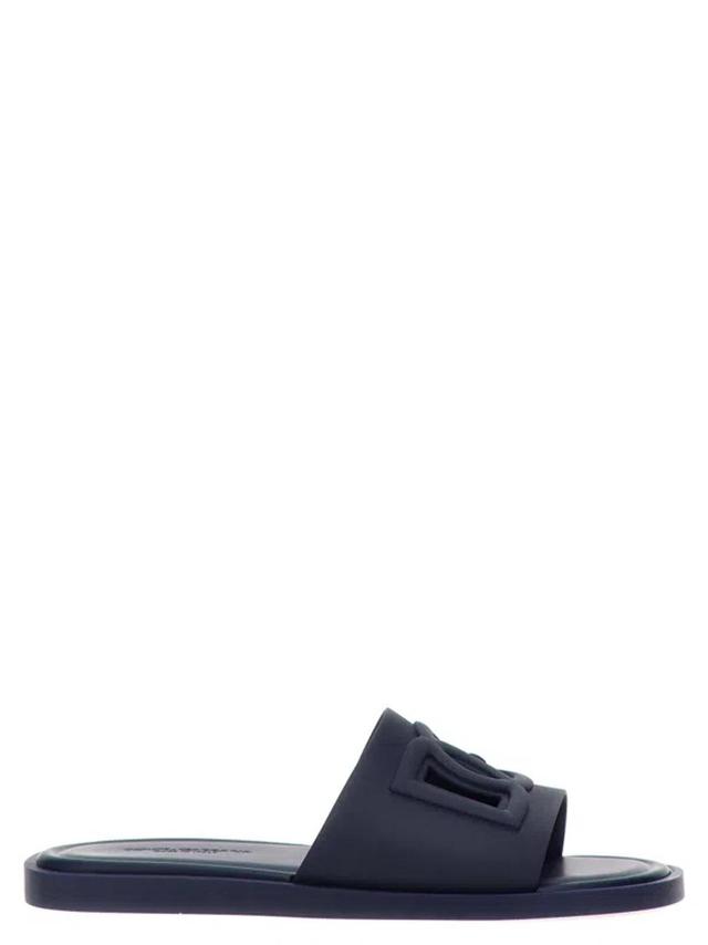 Navy Blue Beachwear Sandals Product Image