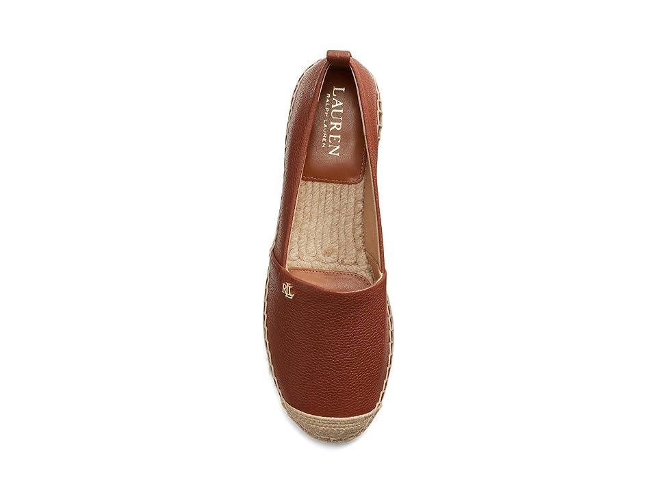 Lauren Ralph Lauren Cameryn Leather Espadrille Flats Product Image