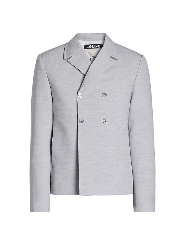 Mens La Veste Giacca Double-Breasted Blazer Product Image