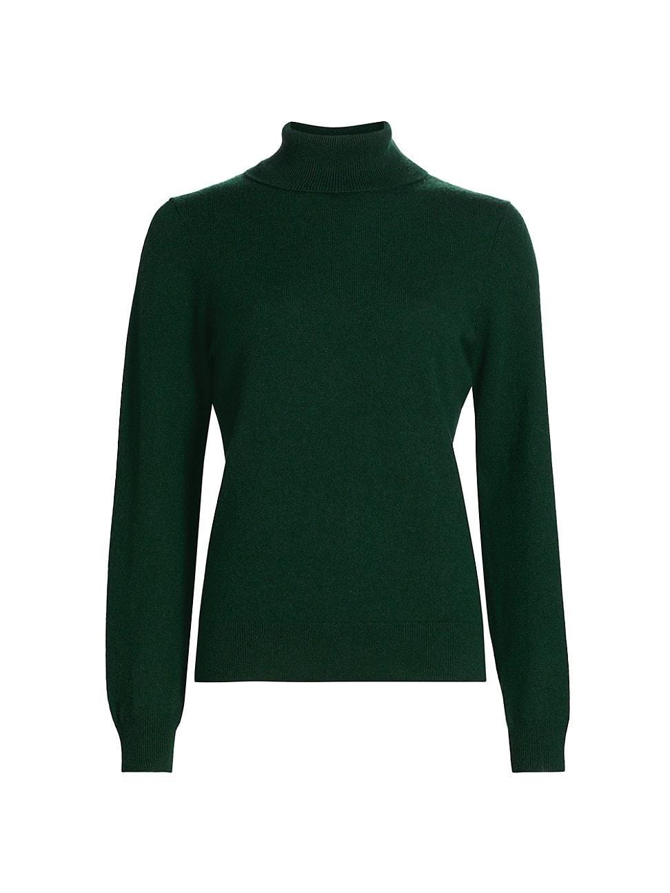 Womens Cashmere Turtleneck Sweater Product Image