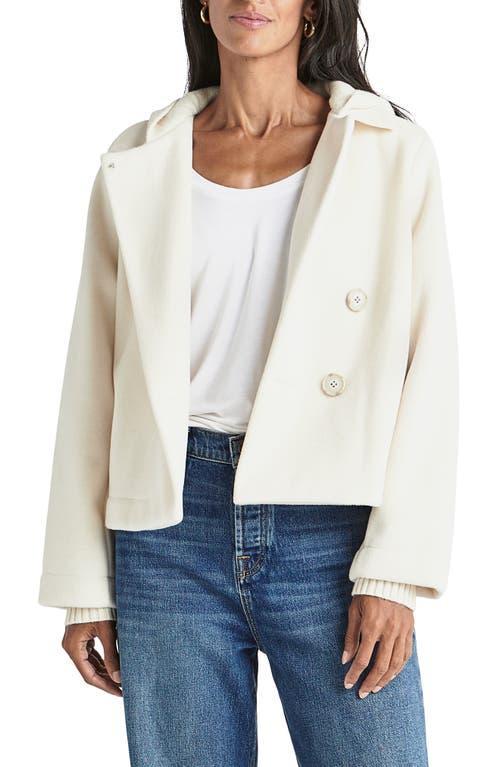 Splendid Jourdan Hooded Crop Knit Peacoat Product Image