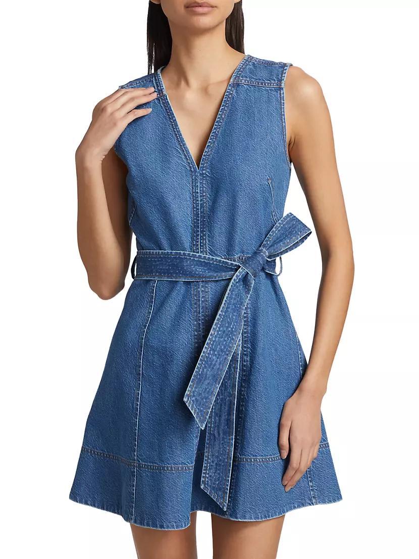 Reina Denim Minidress Product Image