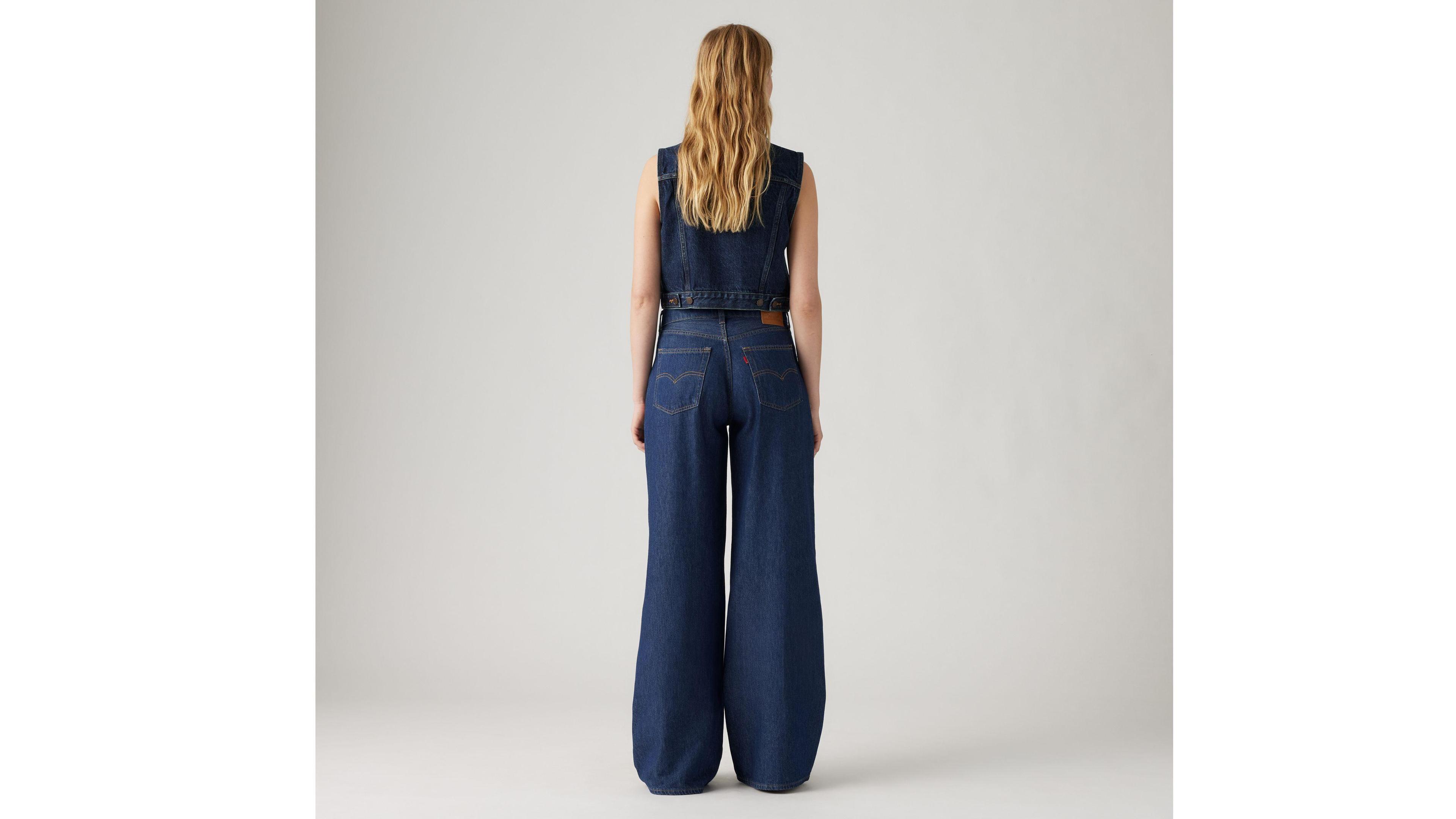 Baggy Dad Wide Leg Women's Jeans Product Image