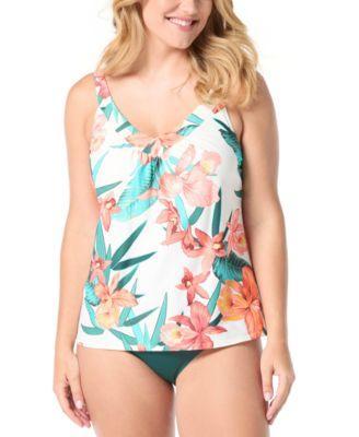 Coco Reef Womens Core Tankini Top Serene V Waist Crossover Bikini Bottoms Product Image