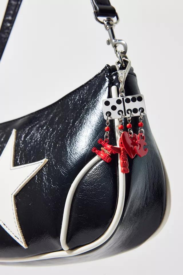 Domino Bag Charm Keychain Product Image