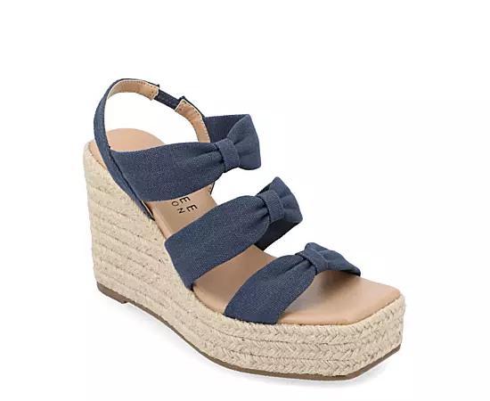 Journee Collection Womens Santorynn Platform Wedge Sandal Product Image