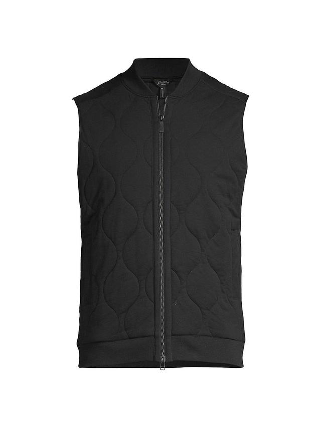 Mens Quilted Cotton Vest Product Image