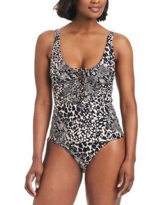 Bar Iii Womens Lace Up Tankini Bottoms Created For Macys Product Image