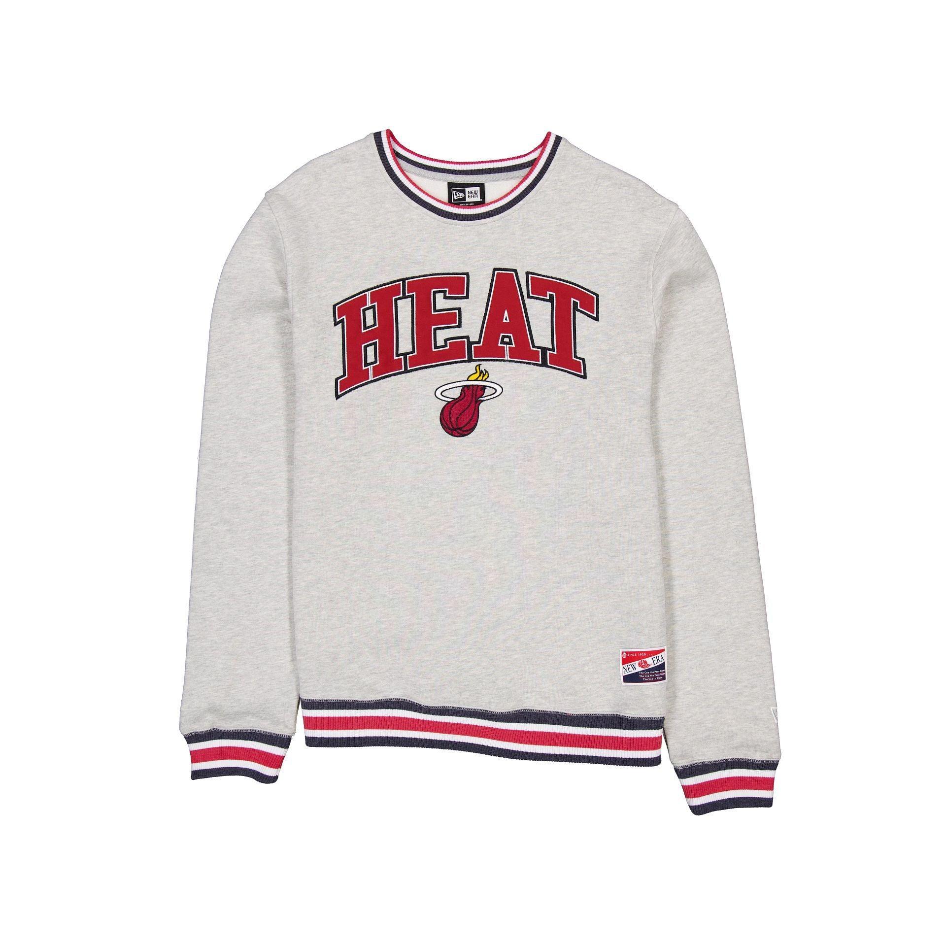 Miami Heat Throwback Crewneck Male Product Image