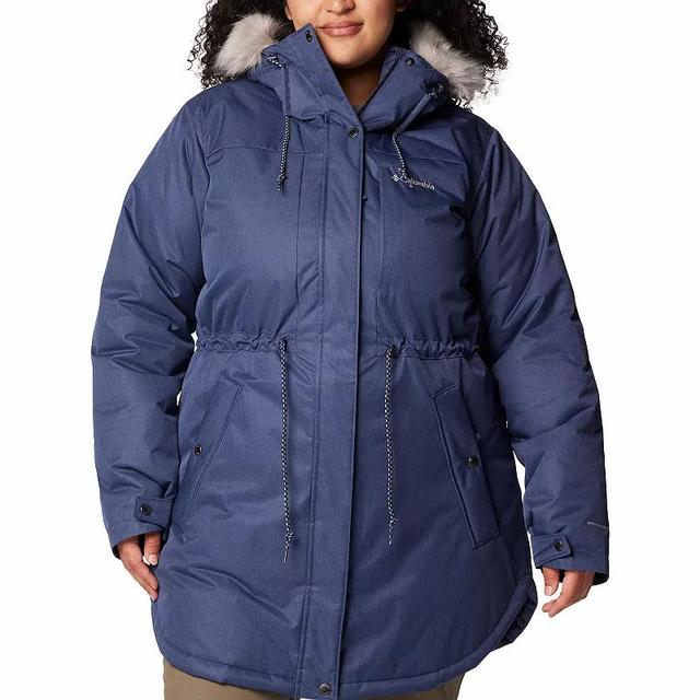 Plus Size Columbia Suttle Mountain II Mid Insulated Jacket, Womens Collegiate Blue Product Image