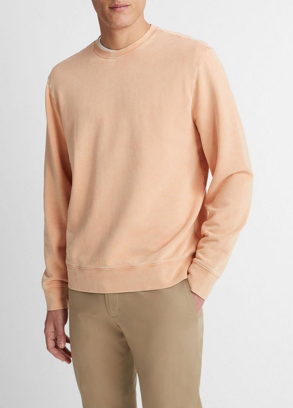 Garment Dye Cotton French Terry Pullover Product Image