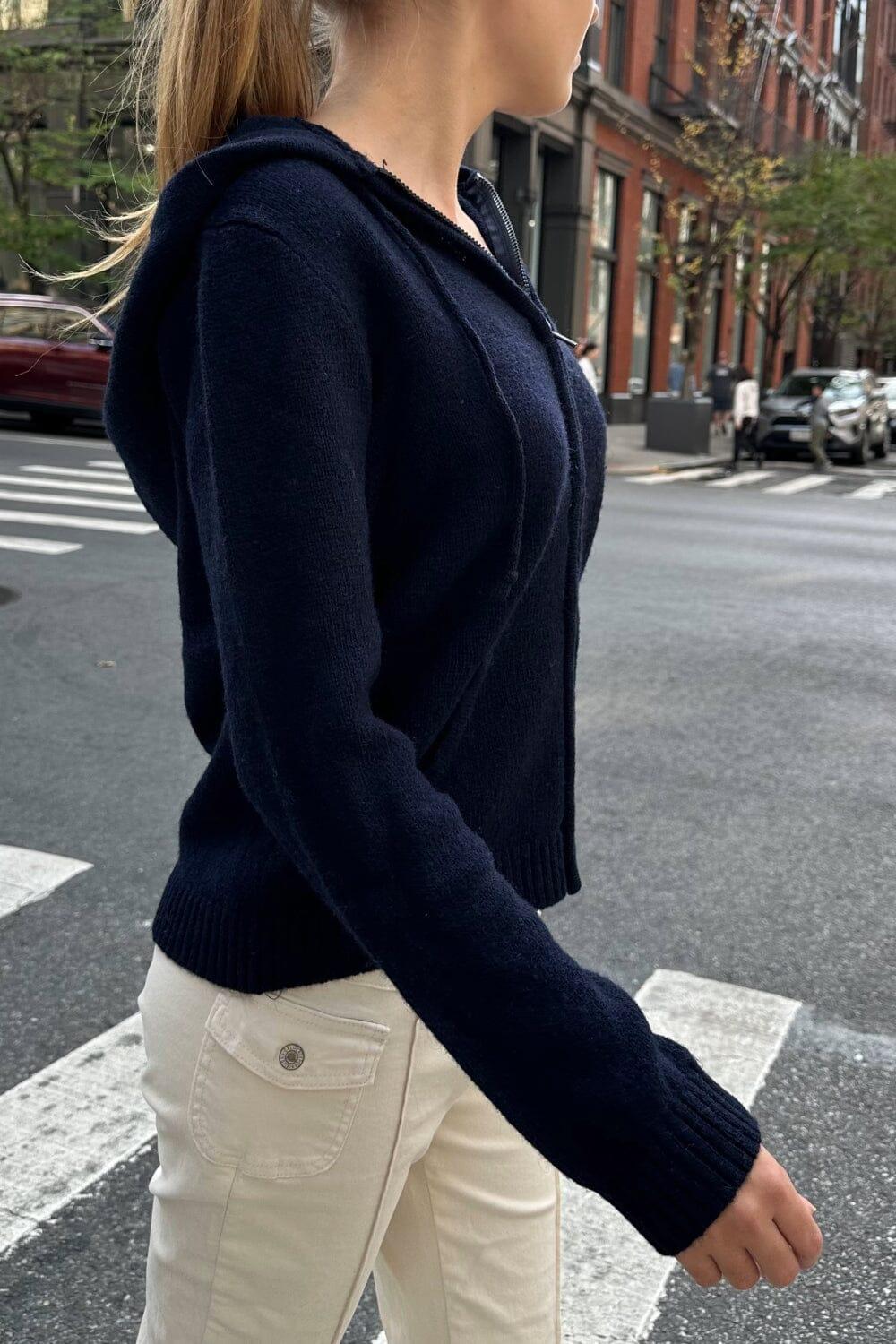 Alana Wool Zip-up Sweater Product Image