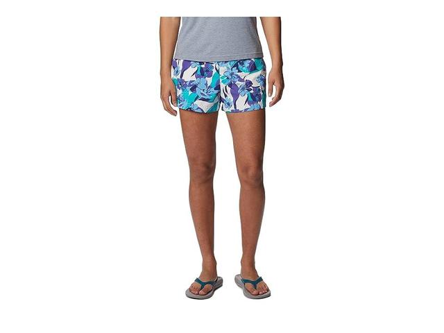 Columbia Sandy River II 3 Printed Shorts (Purple Lotus/Pop Flora) Women's Shorts Product Image