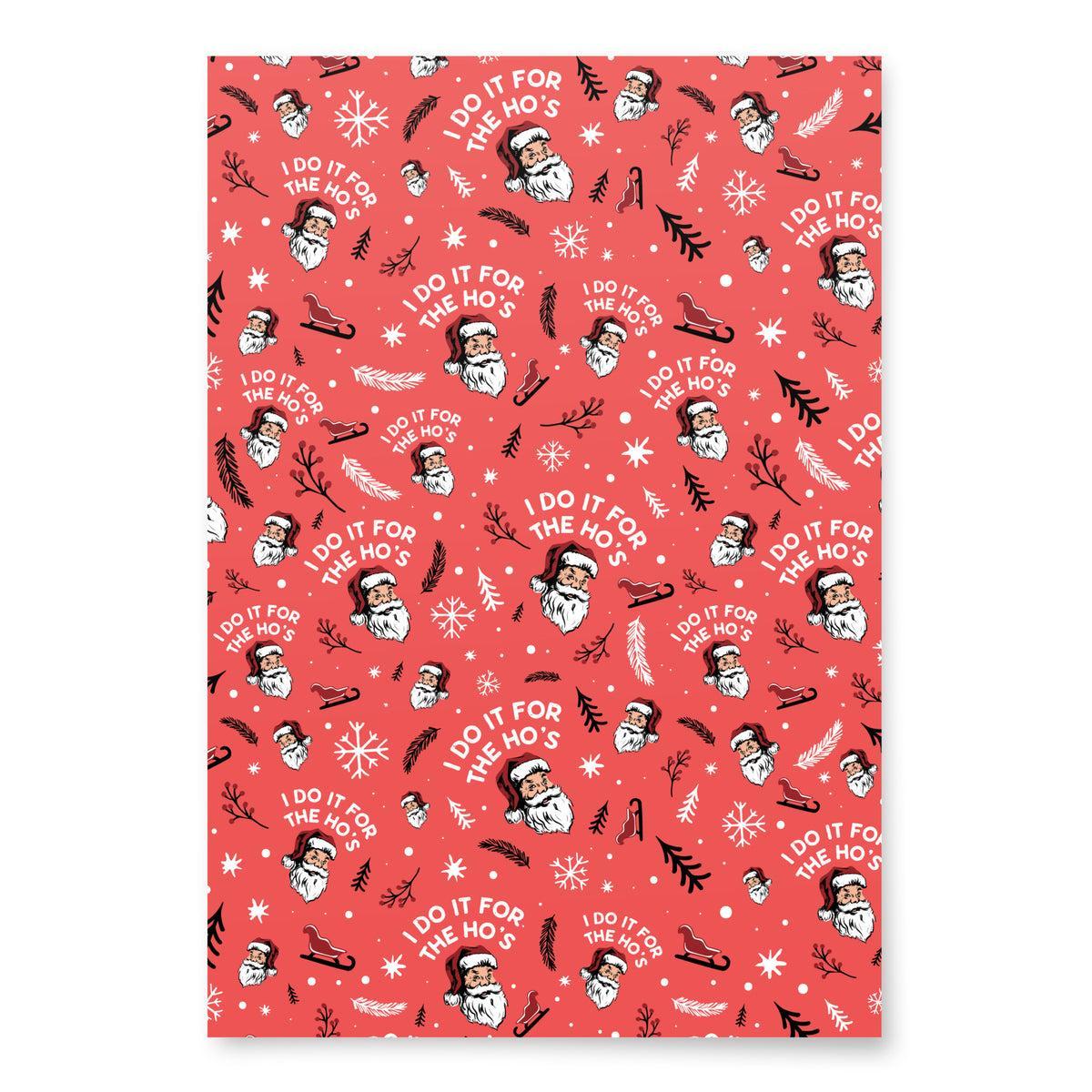 I Do it For The Ho's - Wrapping Paper Sheets (3) - T-Shirt Product Image