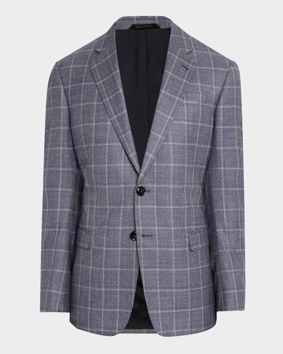 Men's Windowpane Sport Coat Product Image