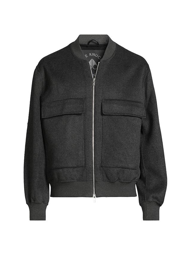 Mens Alder Wool Bomber Jacket Product Image