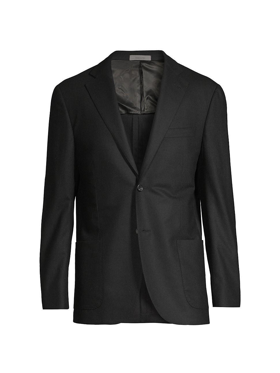 Mens Wool Two-Button Suit Jacket Product Image