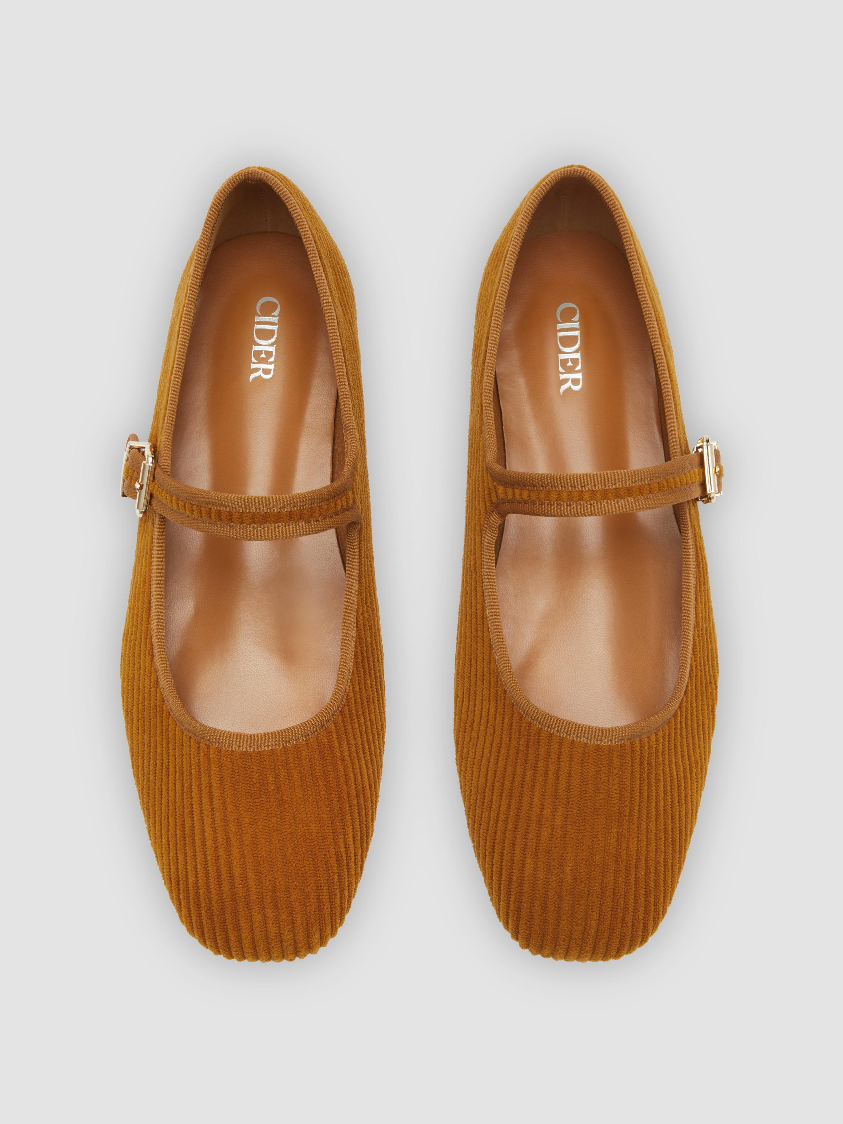 CORDUROY MARY JANE FLATS Product Image