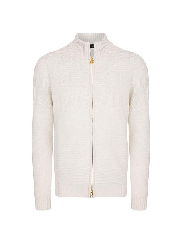 Mens Full Zip Sweater Product Image