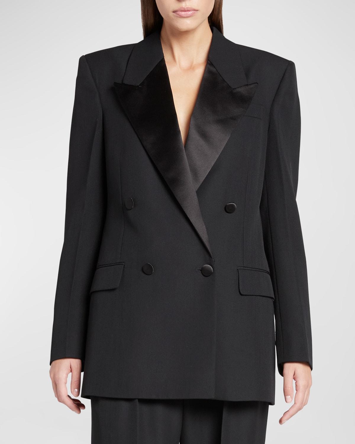 Double-Breasted Tuxedo Jacket Product Image